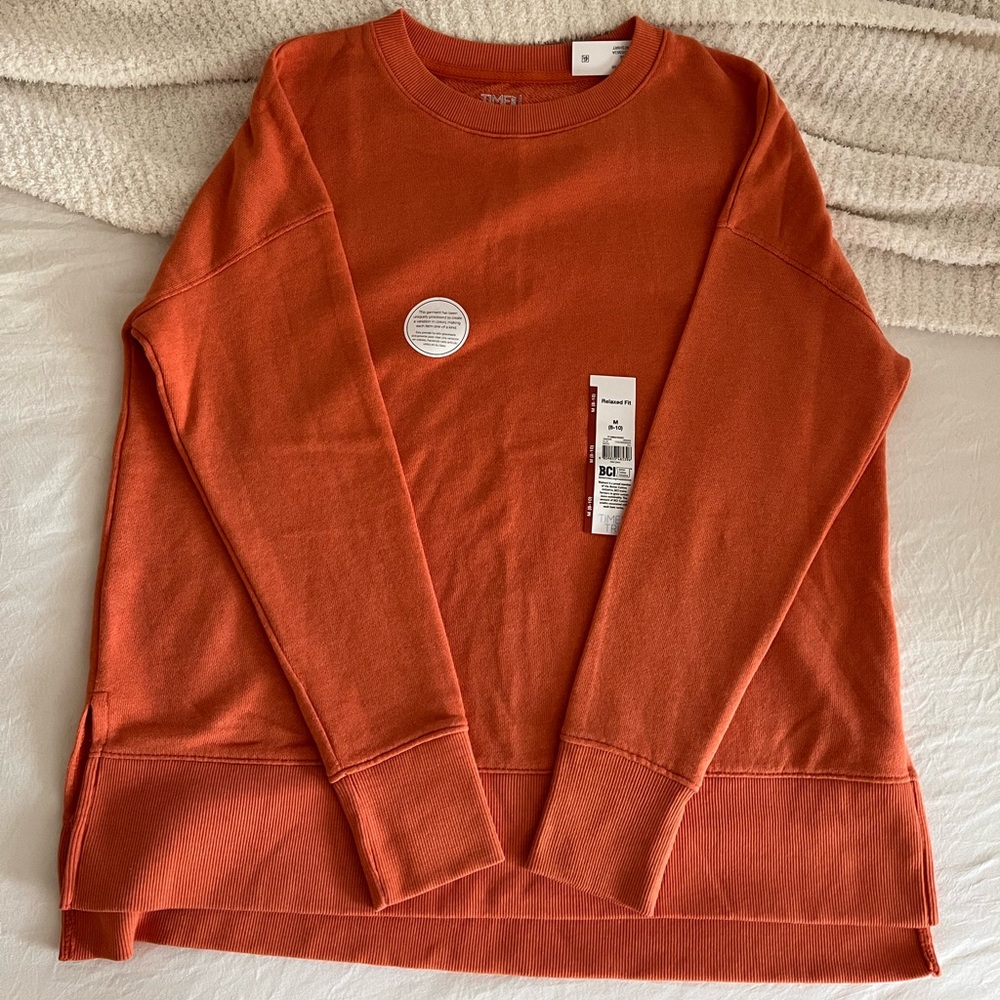 Cozy Orange Sweat shirt